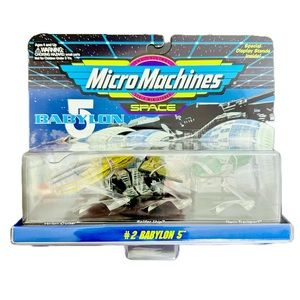 Micro Machines BABYLON 5 #2 VORLON CRUISER NARN TRANSPORT RAIDER SHIP New!